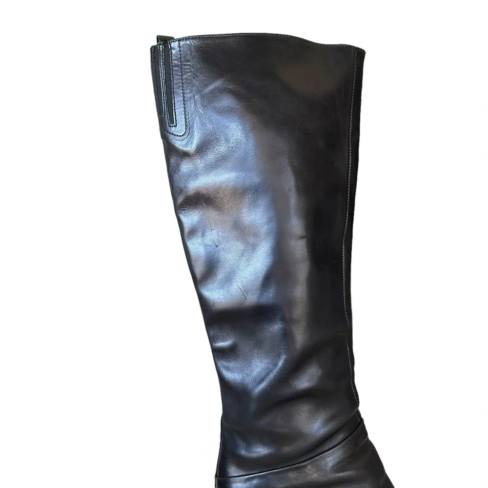 AGL Knee High Leather Boot - Picture 3 of 11
